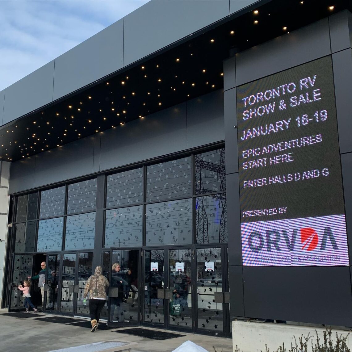 The entrance to the 2020 Toronto RV Show and Sale